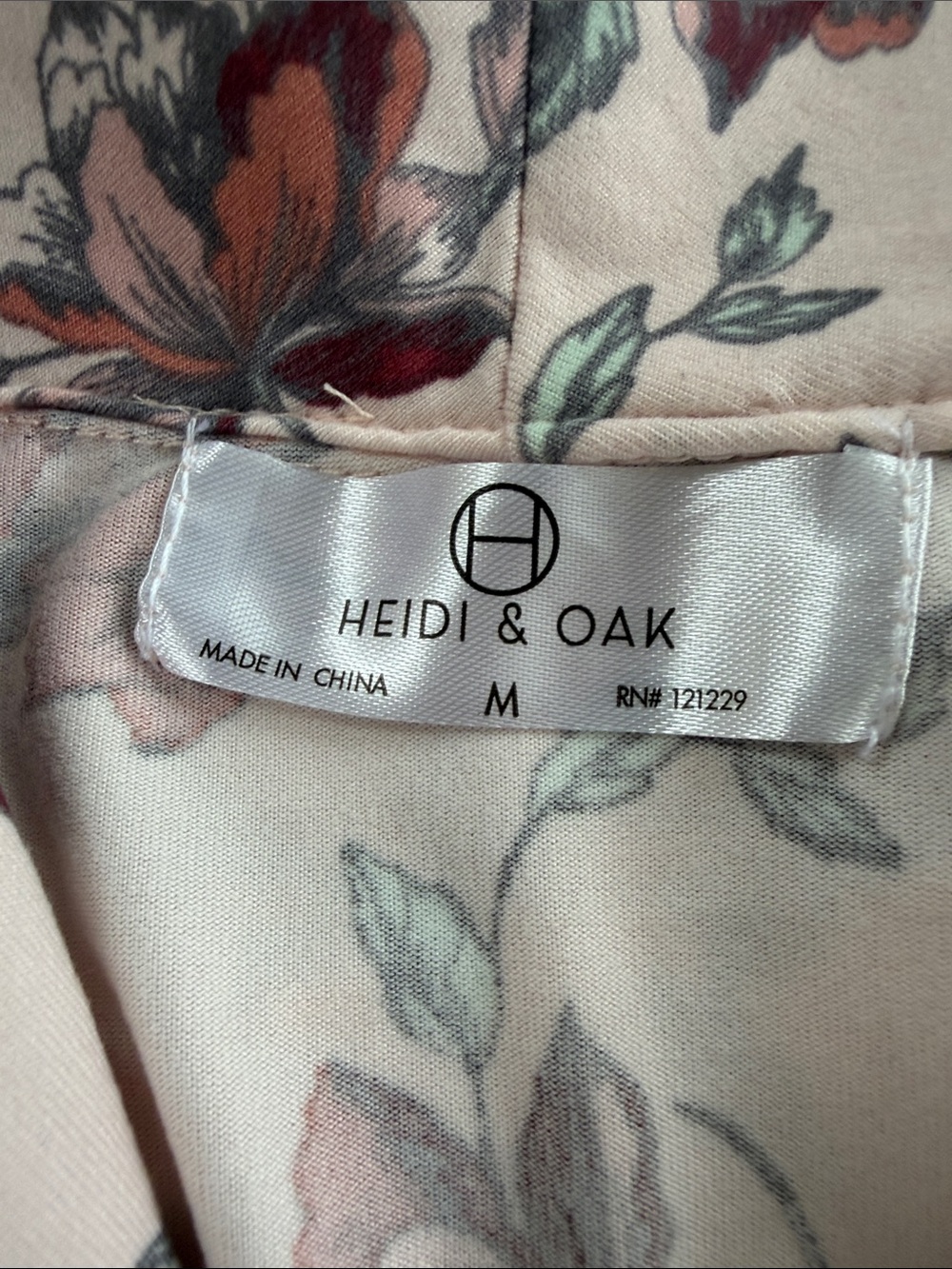 NWOT Heidi & Oak Matching Pajama Set - Picture 4 of 4